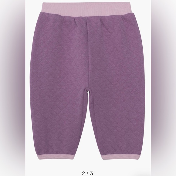 PL Baby By Petit Lem Quilted Colorblock Jogger Set - Picture 2 of 7